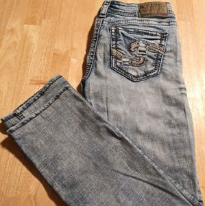 🖤SILVER JEANS 26x26